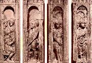 Four reliefs with the trials of Saint Peter